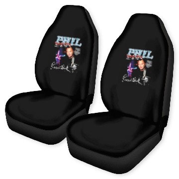 Discover Phil Collins Bootleg Black Car Seat Covers