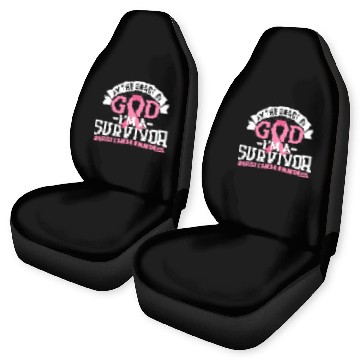 Discover Breast Cancer Survivor Support Pink Ribbon Grace God Car Seat Covers