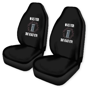 Discover Master Debater Debate Debating Car Seat Covers