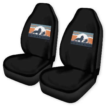 Discover Disneyss Lion King Retro Hakuna Matata Trio Silhouette Car Seat Covers