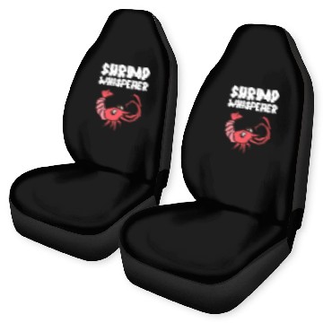 Discover Shrimp Gift Whisperer Seafood Love Shrimps Car Seat Covers