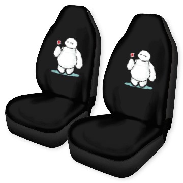 Discover Disney Big Hero 6 Baymax With Lollipop Cute Shot Baseball Tees Car Seat Covers