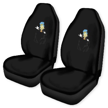 Discover Disneyss Pinocchio Jiminy Cricket Faux Pocket Car Seat Covers