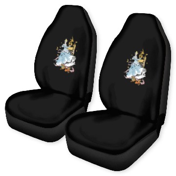 Discover Disney Princess - Cinde Collage Baseball Tees Car Seat Covers