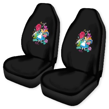 Discover Disney Alice in Wonderland Wildflower Forest 3D Car Seat Covers