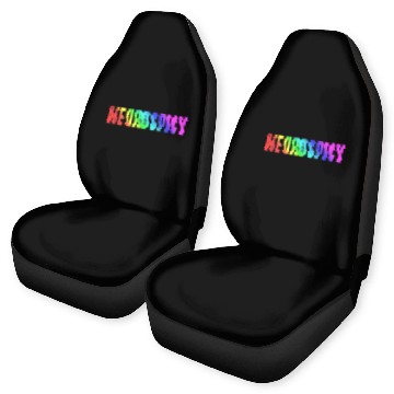 Discover Autistic Rainbow Neurospicy Neurodivergent ADHD Autism Spectrum Car Seat Covers