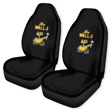Discover Disney Pixar Wall-E Her Wall-E Couples Baseball Tees Car Seat Covers
