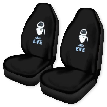 Discover Disney Pixar Wall-E His Eve Couples Baseball Tees Car Seat Covers