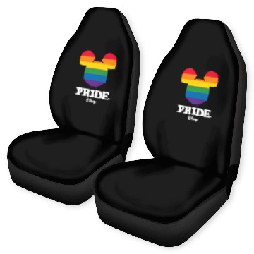 Discover Disney - Gay Pride Baseball Tees Car Seat Covers