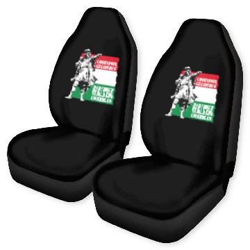 Discover Save Columbus Day Car Seat Covers