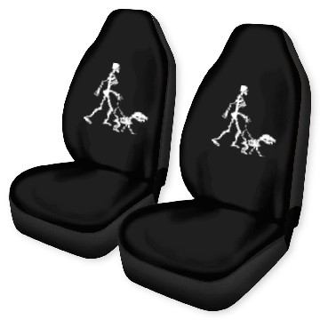 Discover Skeleton Dog Car Seat Covers