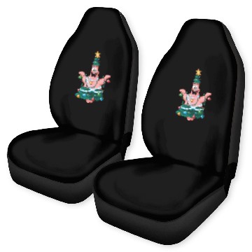 Discover Spongebob Squarepants Patrick Star Lights Christmas Tree Car Seat Covers