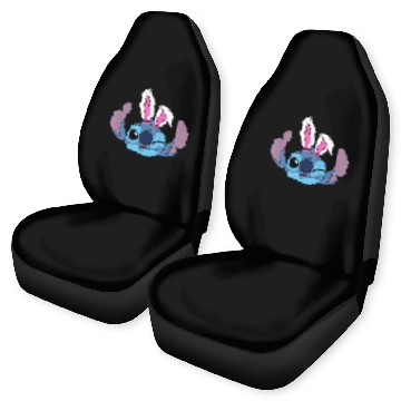 Discover Amazon Essentials Disney Stitch Winking Spring E Baseball Tees Car Seat Covers