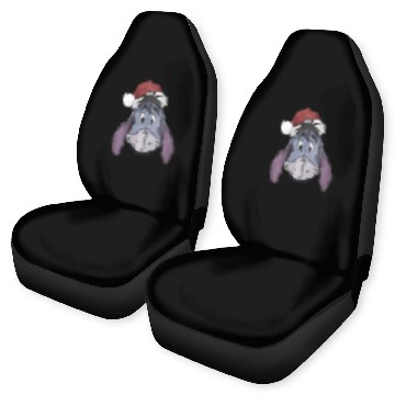 Discover Disney Winnie The Pooh Christmas Eeyore Santa Hat Baseball Tees Car Seat Covers