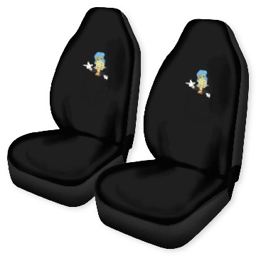 Discover Disney Pinocchio Jiminy Cricket Faux Pocket Car Seat Covers