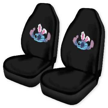 Discover Amazon Essentials Disney Stitch Winking Spring Easter Bunny Ears Bunny Baseball Tees Car Seat Covers