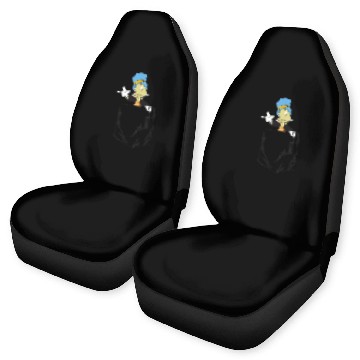Discover Disney Pinocchio Jiminy Cricket Faux Pocket Baseball Tees Car Seat Covers