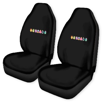 Discover Disney Princess Easter Spring Seven Decorated Easter Eggs Baseball Jerseys Car Seat Covers