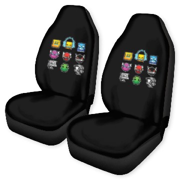 Discover geometry dash unblocked level Car Seat Covers