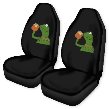 Discover Kermit Meme Car Seat Covers