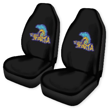Discover Team Sparta Logo Car Seat Covers