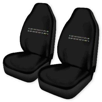 Discover Psychedelic Alphabet Car Seat Covers