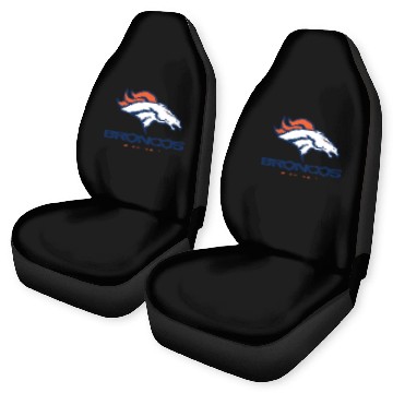 Discover Broncos Logo Car Seat Covers