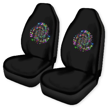 Discover Prismatic Starburst Vortex Car Seat Covers