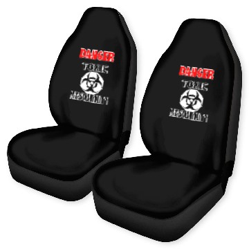 Discover Danger Toxic Masculinity Car Seat Covers