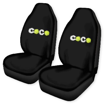 Discover Coco Gauff Call Me Coco Car Seat Covers