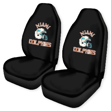 Discover Miami dolphins 1980s Baseball Jackets Car Seat Covers