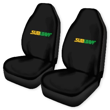 Discover Subway-Logo Baseball Tees Car Seat Covers