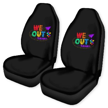 Discover We Out Teacher End of Year Teacher Car Seat Covers