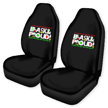Discover Black and Proud Black History Month Celebrations Car Seat Covers