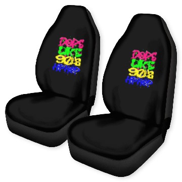Discover Dope Like 90s Hip Hop Retro Graffiti Old School Zip Car Seat Covers