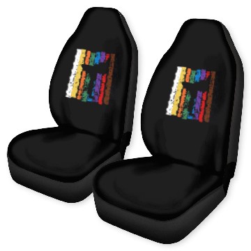 Discover Karate Bel Karate Silhouette Martial Arts 7 Zip Car Seat Covers
