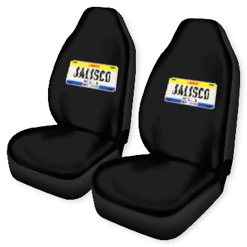 Discover Car Number Plate City Region Jalisco Car Seat Covers