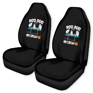 Discover Boo Boo Crew ghosts nurses Paramedic EMT Halloween Matching Car Seat Covers