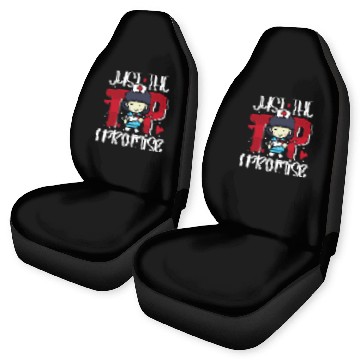 Discover Just the Tip Funny Phlebotomy Phlebotomist nurses Women 2 Car Seat Covers