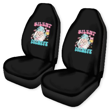 Discover Retro Silent Night ICU nurses Christmas Intensive Care Unit 1 Car Seat Covers
