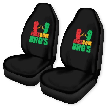 Discover Freedom Bros African American Black History Juneteenth Zip Car Seat Covers