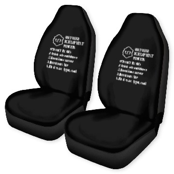 Discover Software Developer Software Computer Engineer Programmer Car Seat Covers