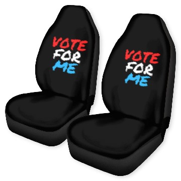 Discover Vote For Me Election Day Student Council Apparel 12 Car Seat Covers