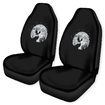 Discover Flying Bald Eagle Night Sky 2Silhouette eagless Eagle Car Seat Covers