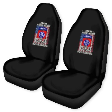 Discover Death From Above Patriotic 82nd Airborne Division Car Seat Covers
