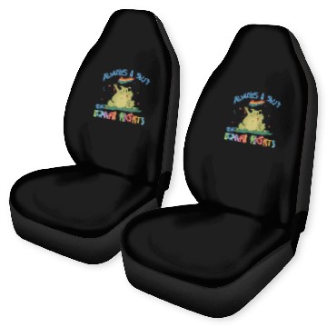 Discover Funny Equal Rights Frog And Toad Say Gay Happy Pride Month Car Seat Covers