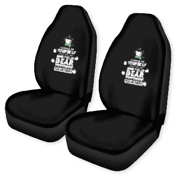 Discover Always Be Yourself Polar Bear Baseball Tees Car Seat Covers