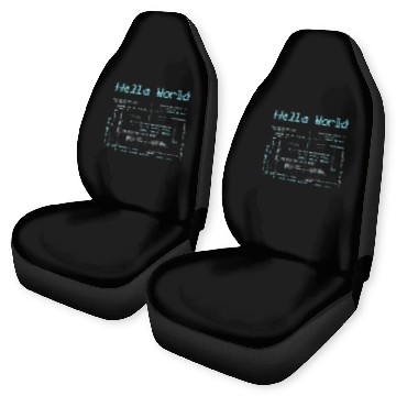 Discover Hello World Computer Programming Languages Computer Science Car Seat Covers