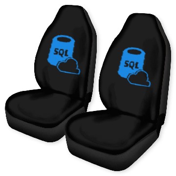 Discover Nerdy SQL Computer Programmer Program Science Teacher Geek Baseball Tees Car Seat Covers
