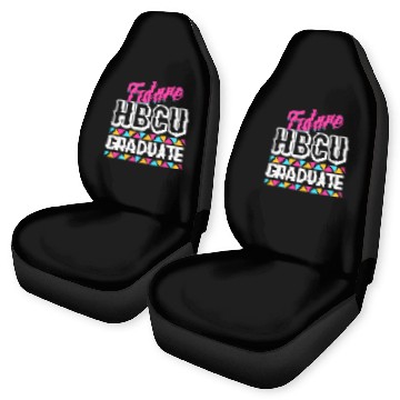 Discover Future HBCU Grad History Black College African Juneteenth 4 Zip Car Seat Covers